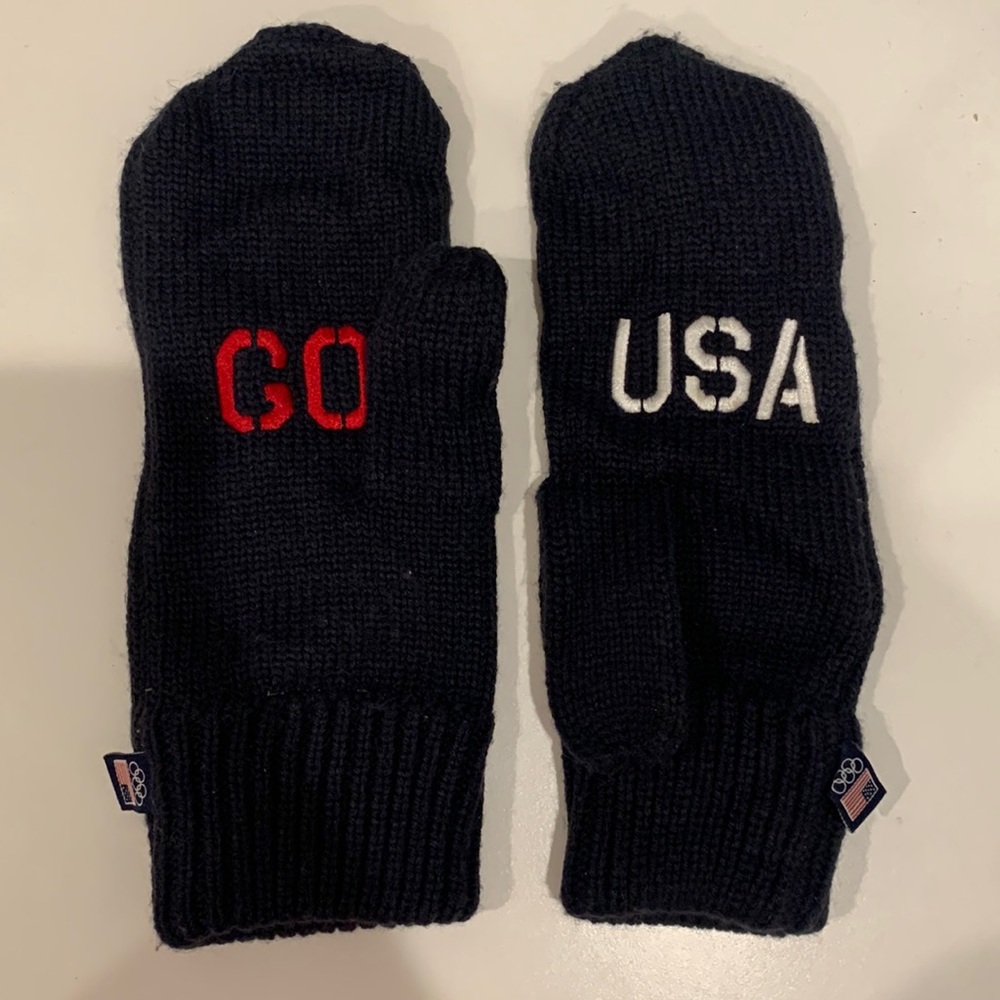 Team USA “Go USA” Olympic Knit Gloves